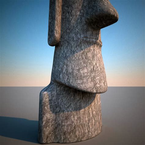 D Moai Statue