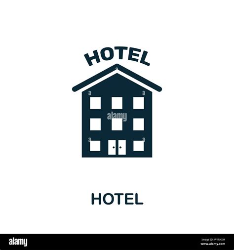 Hotel Vector Icon Illustration Creative Sign From Icons Collection