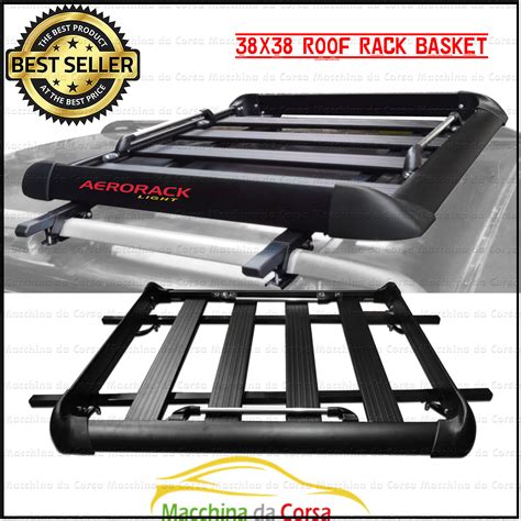 Aerorack Aero Rack Roof Basket 38x38 Clamp To Roof Rail Crossbar