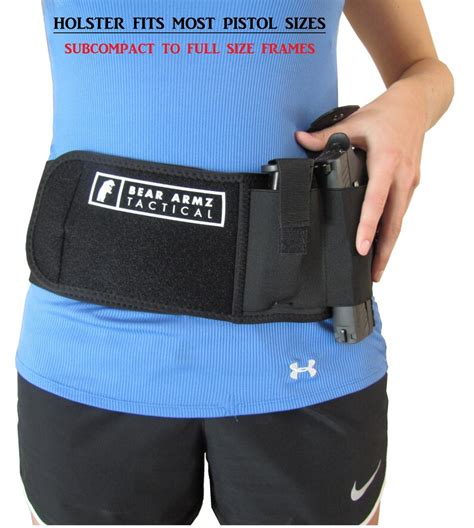 Belly Band Holster For Concealed Carry Iwb Holster Etsy
