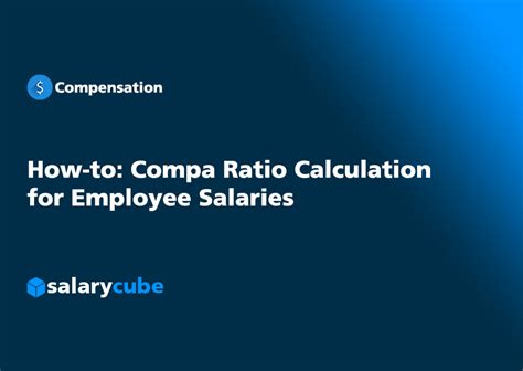 How To Compa Ratio Calculation For Employee Salaries Salarycube