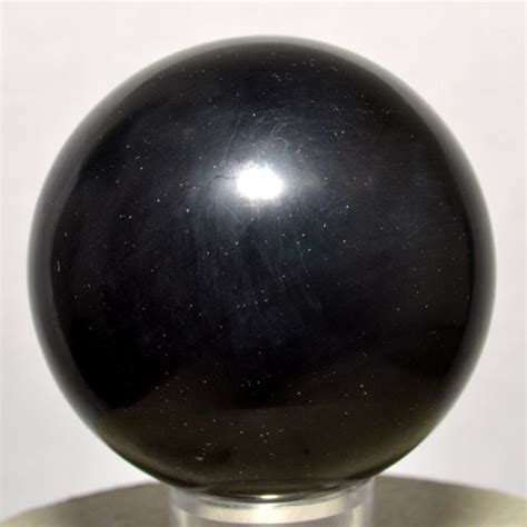 55mm Peruvian Black Onyx Sphere Metaphysical Healing By Hqrp