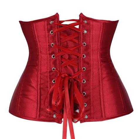 sexy gothic underbust corset waist cincher bustiers top etsy