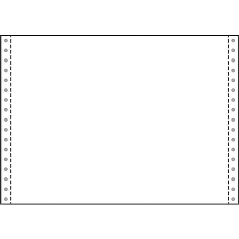 Printworks Professional Blank Computer Paper 12 X 8 12 White