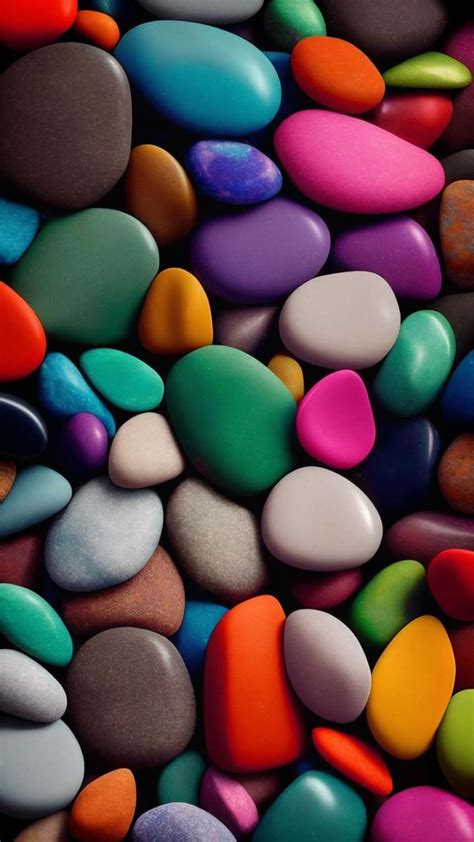 Colorful Pebbles Iphone Wallpaper 4k Iphone Wallpapers