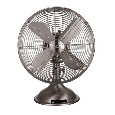 Have A Question About Hunter Retro 12 In 3 Speed All Metal Table Fan With Wide Oscillation In