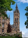 Gilbert Scott Building at the University of Glasgow. Victorian Building ...