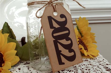 2022 Graduation Party Decorations 2022 Mason Jar Tag With Etsy