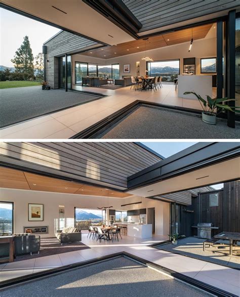 Retractable Glass Walls Significantly Open This House To The Outdoors