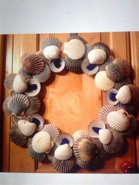 Scallop Shells Seashell Crafts Shell Wreath Crafts