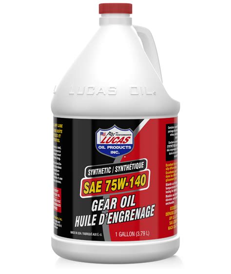 Synthetic Sae 75w 140 Gear Oil Lucas Oil Products