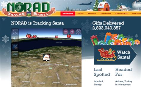 North american aerospace the interactive norad santa tracker went live at 8 p.m. How to Track Santa From Your Mac, iPhone, or iPad | MacTrast