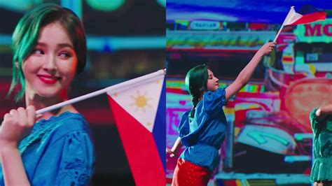 Momoland S Nancy Holds A Philippine Flag In Baam Mv