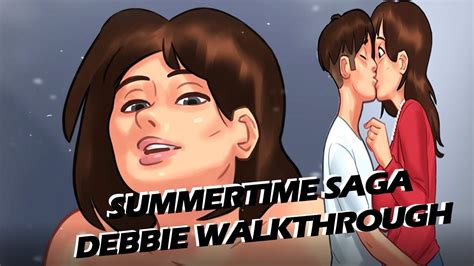 Summertime Saga Debbie Taught Me How To Kiss Part Youtube