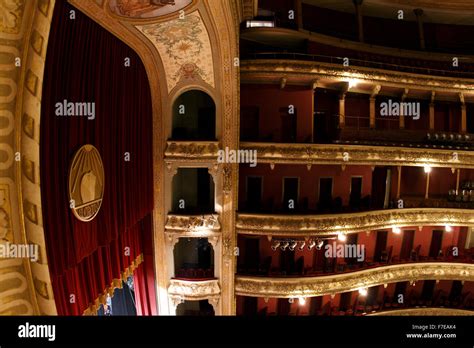 Teatro El Circulo Interior Rosario Argentina Stock Photo Alamy