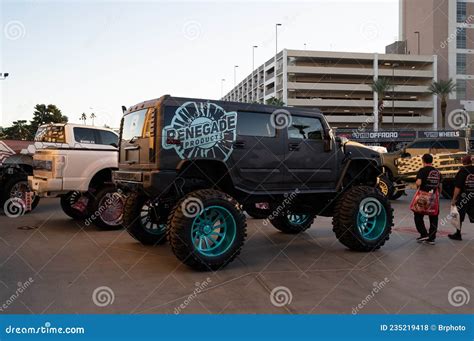 Monster Hummer H2 Showcased At The Sema Show Editorial Stock Photo