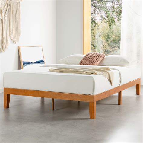 Mellow Naturalista Classic 12 Solid Wood Platform Bed With Wooden
