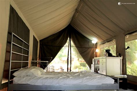 Spend the night looking out over the african plains, home to grazing giraffes, rhinos, antelope, and more. Luxury Tents in Chula Vista, San Diego