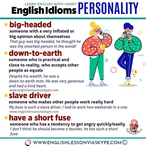 38 English Idioms Describing Character and Personality - Effortless English