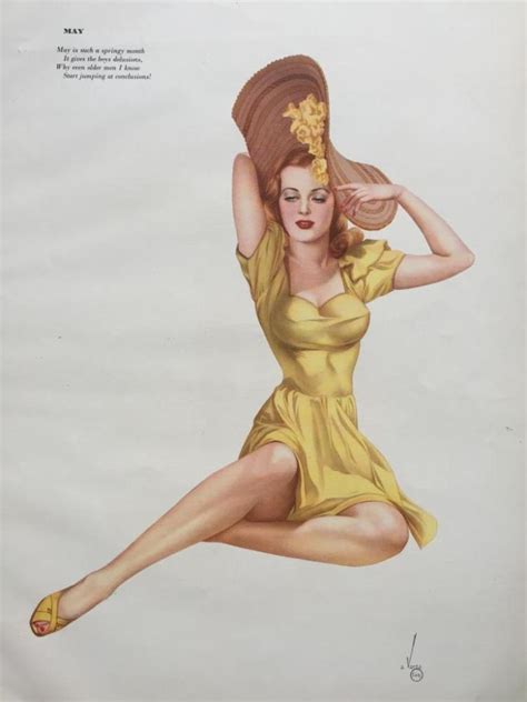 1942 esquire magazine varga girl pin up prints