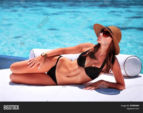 Sexy Woman Tanning On Image And Photo Free Trial Bigstock