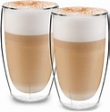 GLASWERK Bicchieri Latte Macchiato Bar per Caffe’,Te’, Cappuccino ...