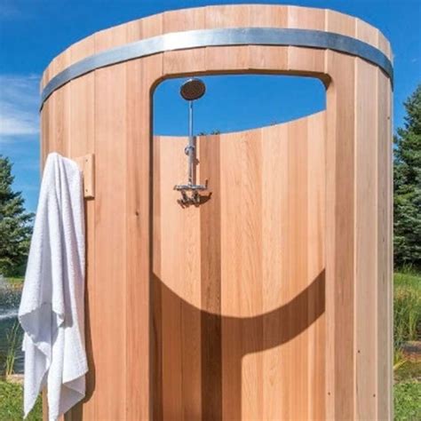 Rainbow Outdoor Shower Divine Saunas