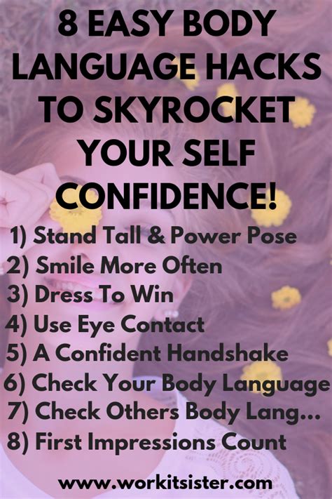 8 Easy Body Language Hacks To Skyrocket Your Self Confidence Self