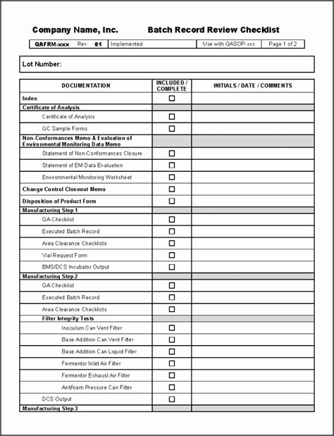 10 Checklist Template Microsoft Word 2010 Sampletemplatess Riset