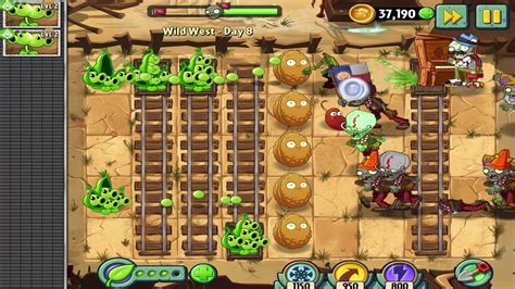 Plant Vs Zombies 2 Wild West Day 8 Youtube