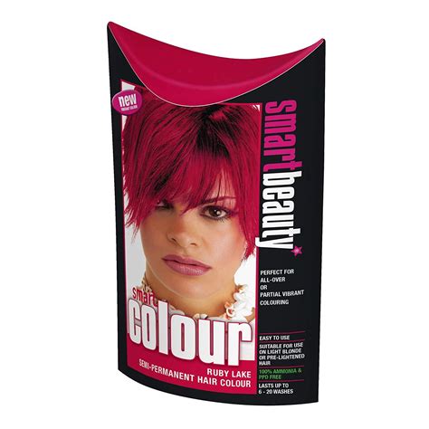 Ruby Red Hair Dye Semi Permanent Home Kit Smart Beauty Shop