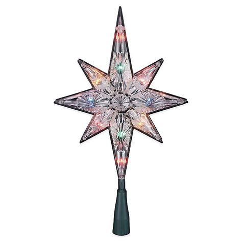 Kurt Adler 10 Light 11 Inch Polar Star Tree Topper In Multi Bed Bath