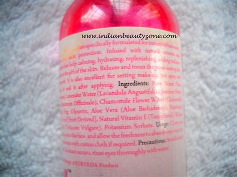 Indian Beauty Zone Lass Naturals Spring Mist Face Freshener And Toner Review