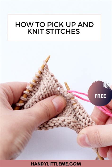 Check spelling or type a new query. How To Pick Up Stitches In Knitting | Easy knitting ...