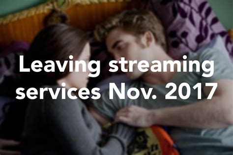 Leaving Streaming Services November 30 2017