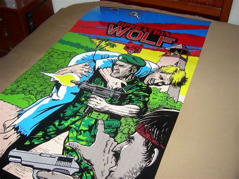 Operation Wolf Side Artsside Art Extensions Taito Printed In Vinyl