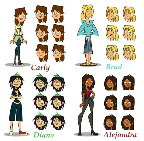 Genderbents Carla Brad Diana And Alejandrawhich Is Your Fave