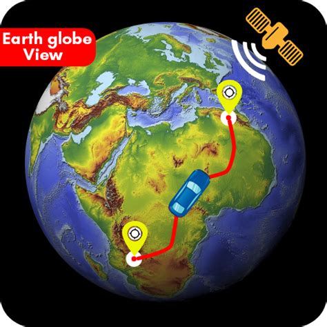 Androidの Satellite View Earth Globe Map アプリ Satellite View Earth