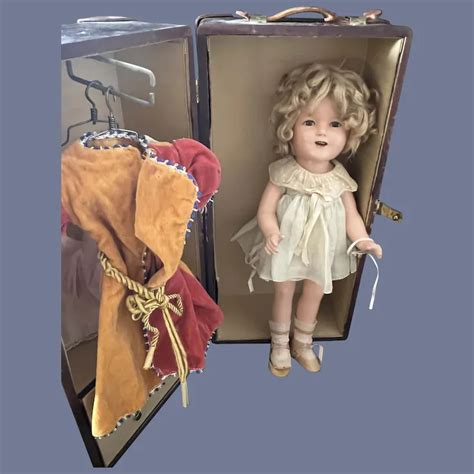 wonderful old shirley temple doll composition in original dress w ruby lane