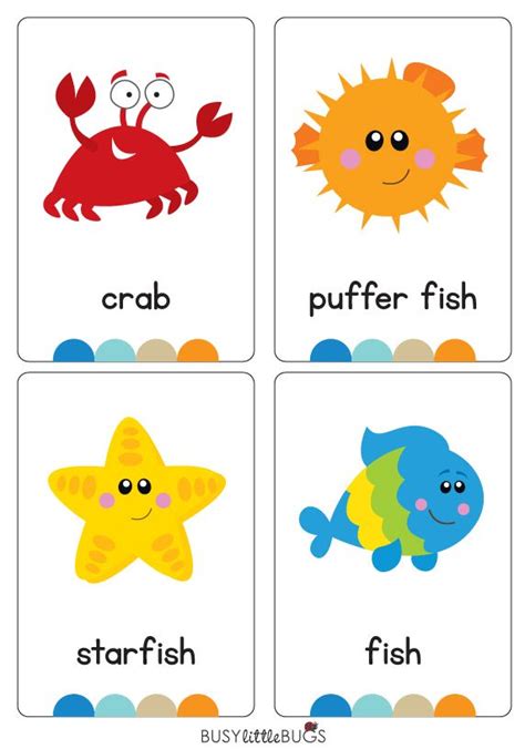 Our Set Of Printable Under The Ocean Flash Cards Are A Great Learning