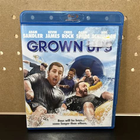 Grown Ups Blu Ray 2010 Adam Sandler Kevin James Chris Rock Dvd Film