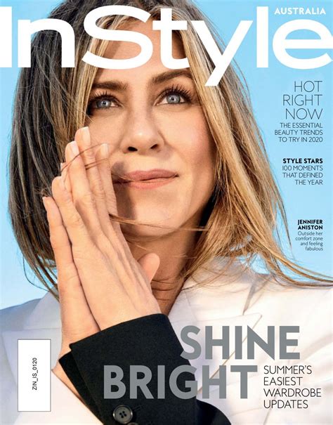 Jennifer Aniston For Instyle Magazine Australia January 2020 Hawtcelebs