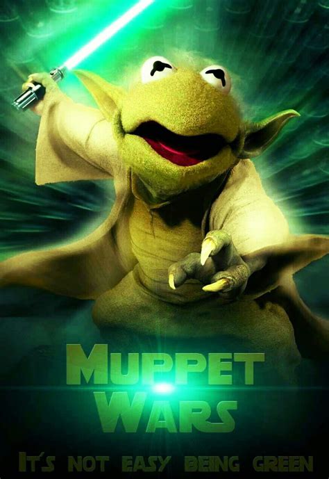 Muppet Wars Its Not Easy Being Green With The Lightsaben Character