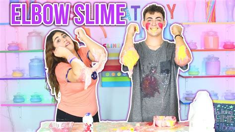 Elbow Slime Challenge Making Slime With Only Your Elbows