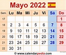 Calendario mayo 2022 en Word, Excel y PDF - Calendarpedia