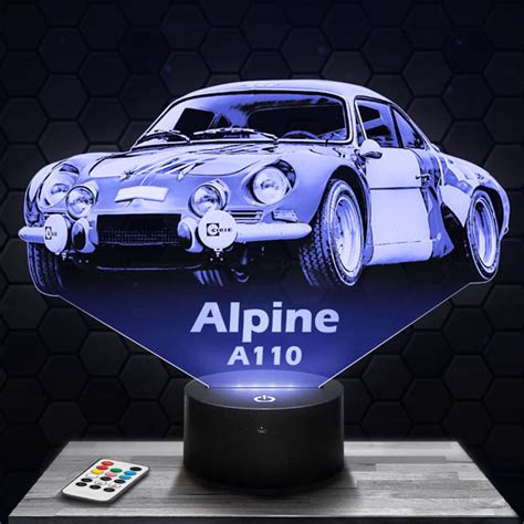 Alpine A 110 3d Led Lamp With Base Of Your Choice Pictyourlamp