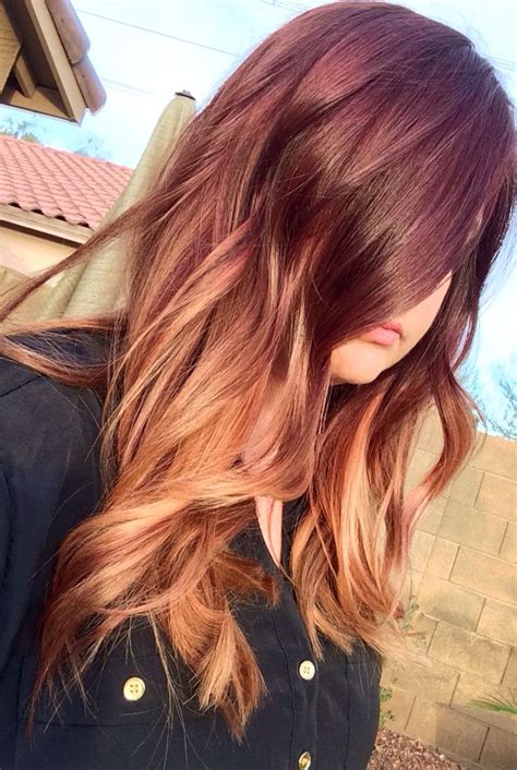 Solid dark brown hair don't surprise today. Best 25+ Burgundy blonde hair ideas on Pinterest | Fall ...