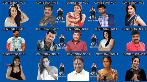 Bigg boss 4 is the fourth season of the indian reality tv series bigg boss. Bigg Boss Tamil Season 2 Contestants Final List | Kamal ...