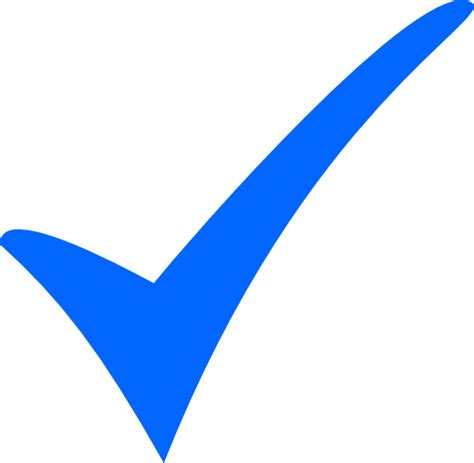 Blue Tick Png Free Download