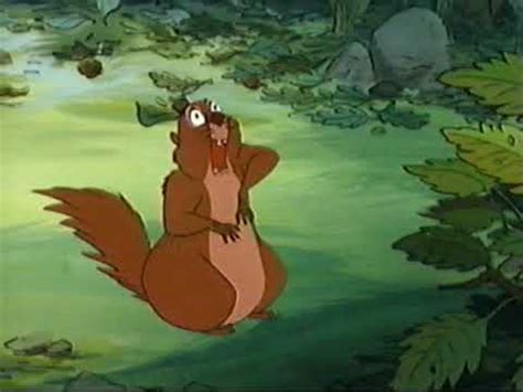 The Sword In The Stone Female Squirrel Saves Wart